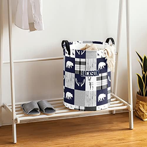 NZOOHY Waterproof Foldable Laundry Basket with Handle