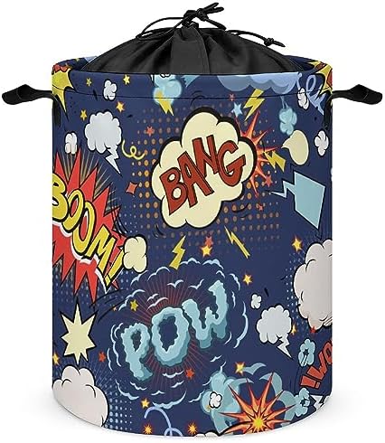 City Wars Superheroes Rise - Funny Foldable Laundry Basket