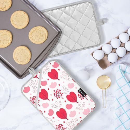 Kcldeci Valentine Seamless Pattern Potholders