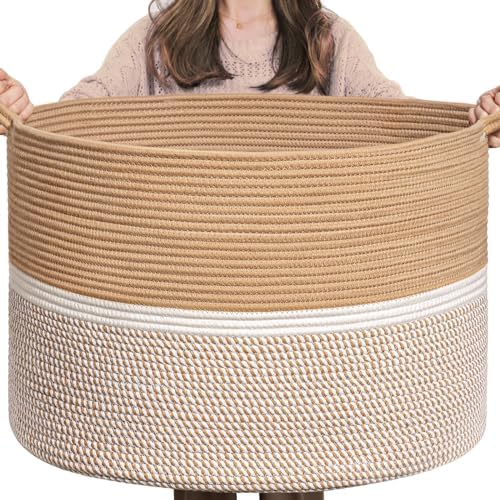 ChicVita XXL Cotton Rope Woven Basket