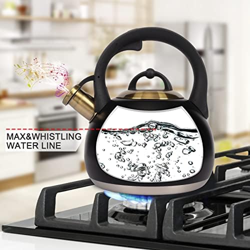 LUXGRACE 31 Quart Stovetop Tea Kettle