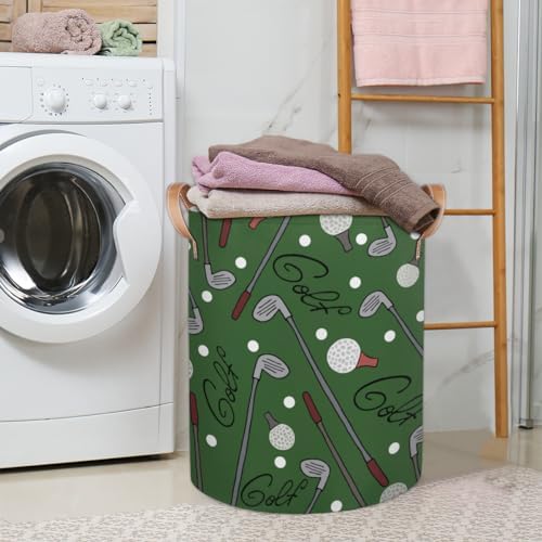 Large Collapsible Laundry Basket with Handle for Storage