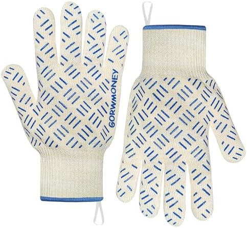 Oven Gloves - Heat-Resistant BBQ Mitts for Cooking and Grilling