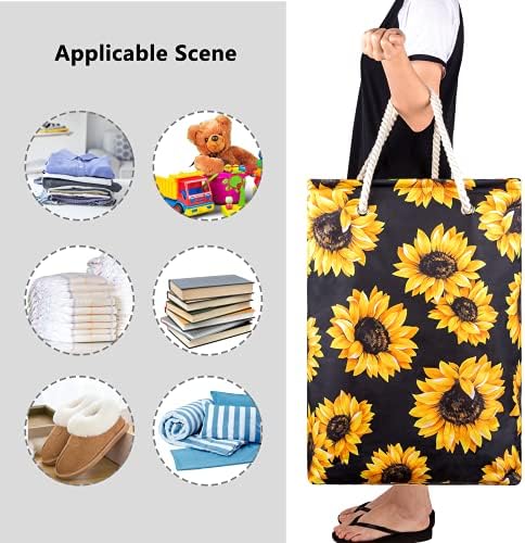 Sunflowers Laundry Hamper for Storage