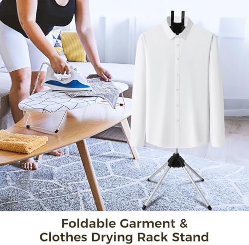 Sturdy Foldable Garment Clothes Rack Cosyoo