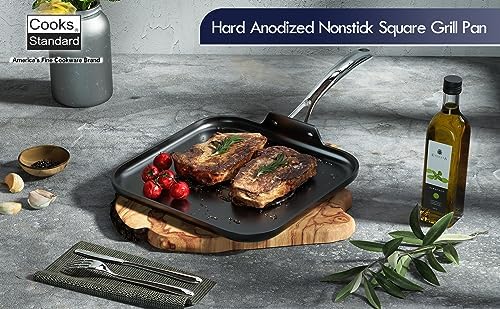 Cooks Standard Nonstick Griddle Pan Black