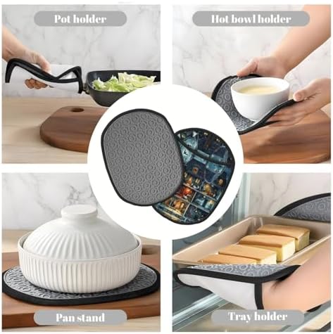 Halloween Kitchen Fun silicone pot holder