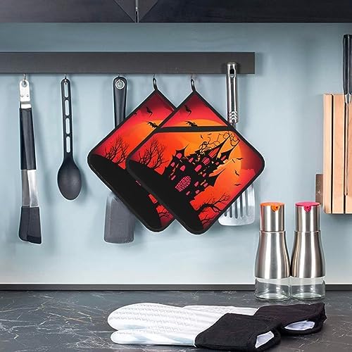 Halloween Potholders for Cooking 2-Piece Set