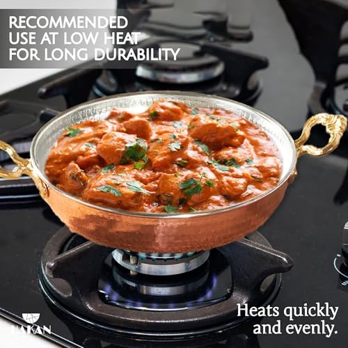 Hakan Copper Round Chef Pan