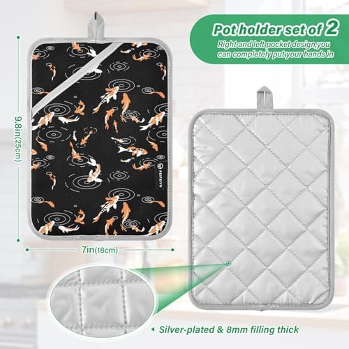 Perfect Choice Potholder Set for Baking BBQ