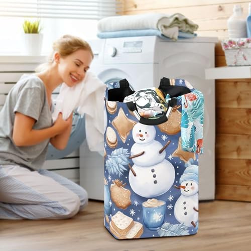 Kigai Large Waterproof Collapsible Laundry Basket with Handles