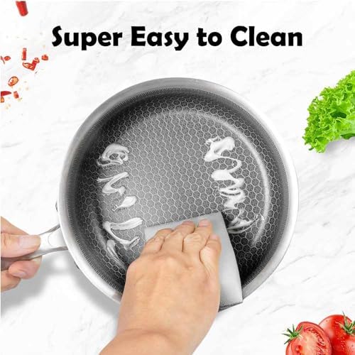 Sleek 2 qt Stainless Steel Saucepan for All Cooktops