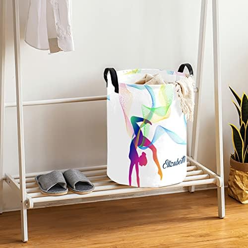 Rhytmic Personalized Waterproof Foldable Gymnastics Laundry Basket