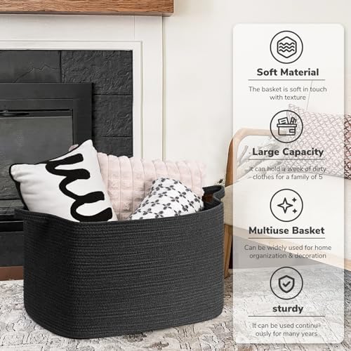 Goodpick Storage Basket 236 x 157 x 138 Black