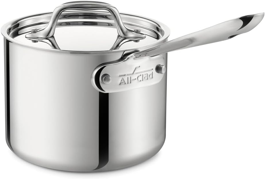 Versatile 2-Quart Stainless Steel Saucepan