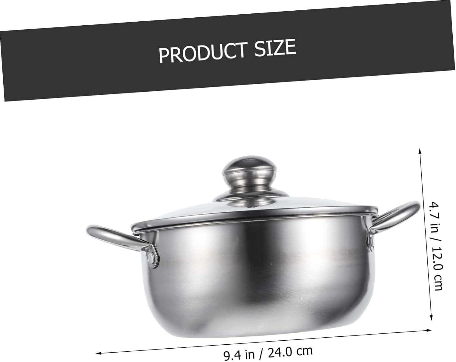 Stainless Steel Steamer Pot - Stockpot for Gas Cooker