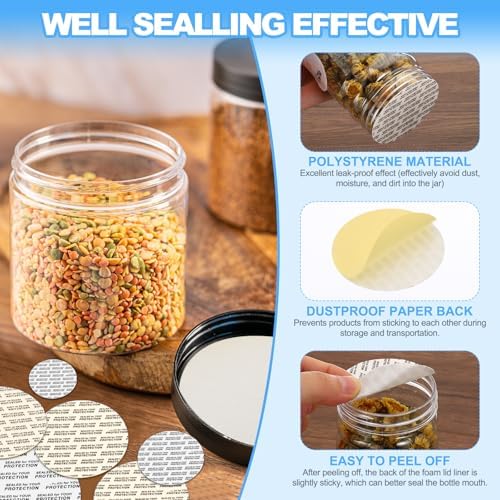 Seal Protect Jar Lid with Dustproof Protection