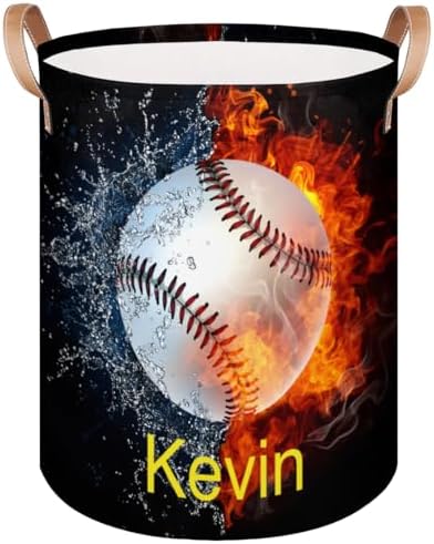 Personalized Kids Laundry Hamper with Handles for Bed Bath