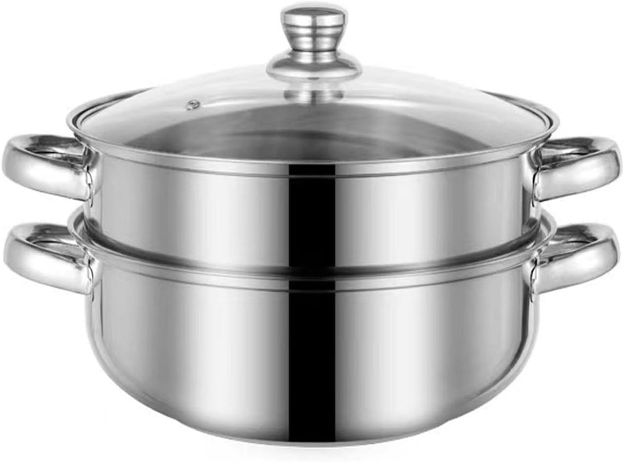 Premium 188 Stainless Steel Steamer Pot for Cooking Durable Multi-Purpose