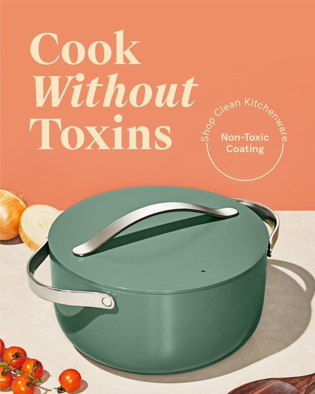 Caraway transpose your cooking game with this nonstick Dutch Oven pot