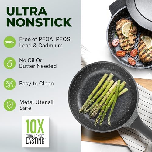 granitestone black 12 pc warming Dutch Ovens set