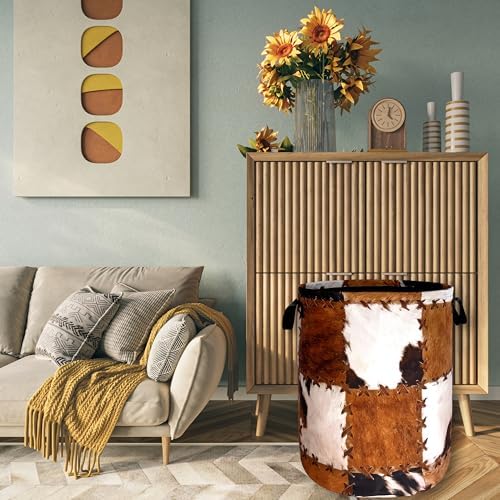 Unique Retro Cows Print Foldable Storage Organizer for Home Car