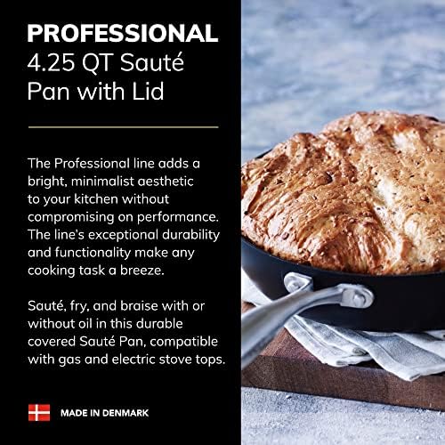 Scanpan Professional 425 Qt Saut Pan with Lid