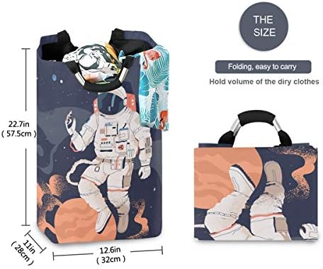 Astronaut Folding Laundry Basket