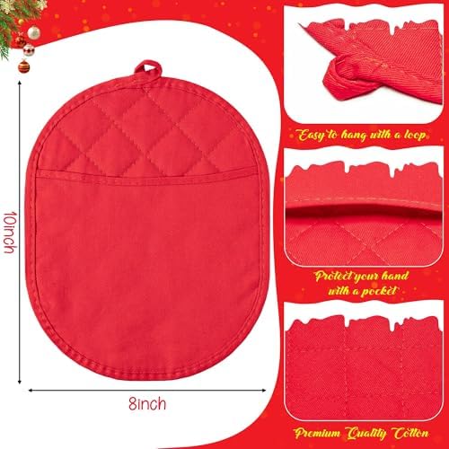 R HORSE 6Pcs Christmas Pot Holders