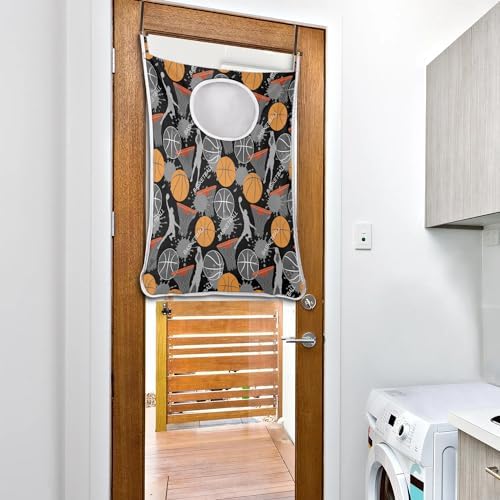 Ioracida Foldable Wall Hanging Laundry Hamper Bag 16x29In