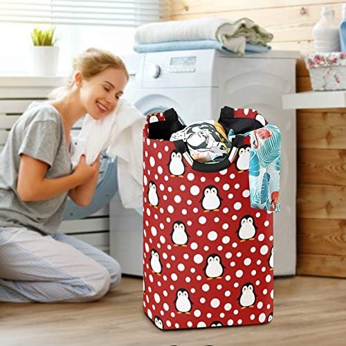Susiyo Cute Penguin Collapsible Laundry Hamper for Home Organization
