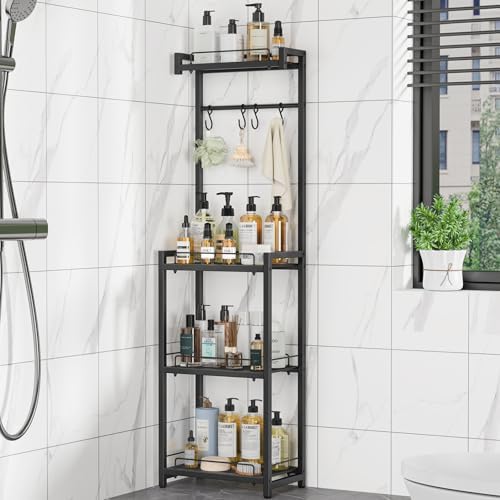 4-Tier Storage Rack Simple Practical Bathroom Organizer
