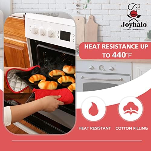 Joyhalo 4 Pack Pot Holders - Heat Resistant Cooking Pots