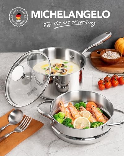 Stainless Steel Saucepan with Lid