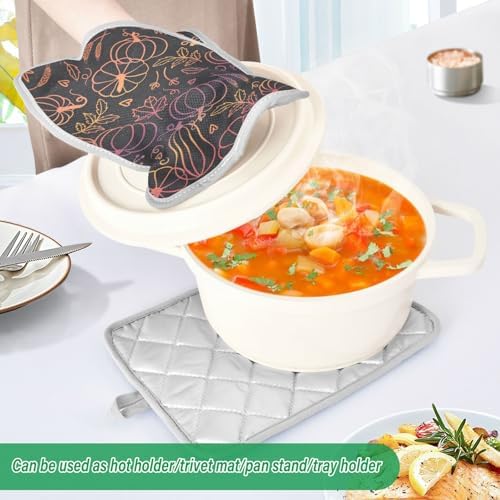 Heat-Resistant Pumpkins Pot Holder 2-Pack