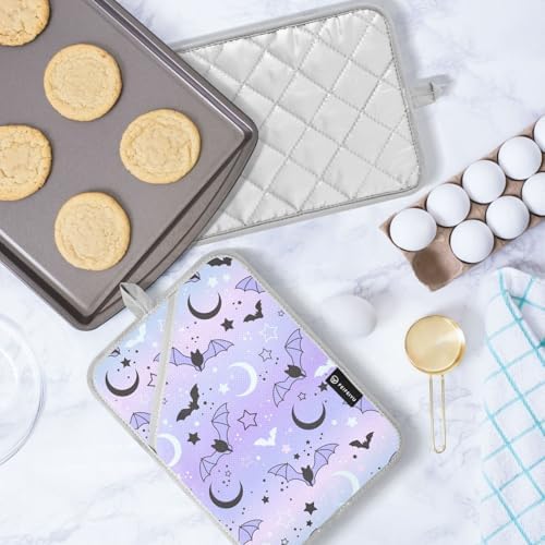 OurVii Magic Bat Flying Kitchen Potholders Set