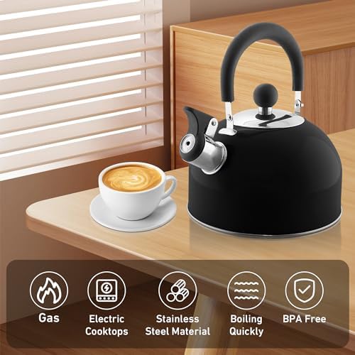 2-Quart Stainless Steel Whistling Tea Kettle