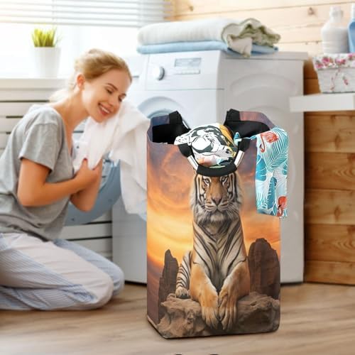 Kigai Collapsible Laundry Basket for Kids Waterproof Durable