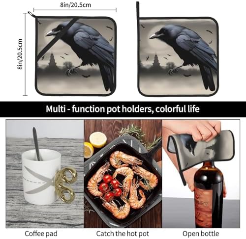 Heat-Resistant Potholders Set