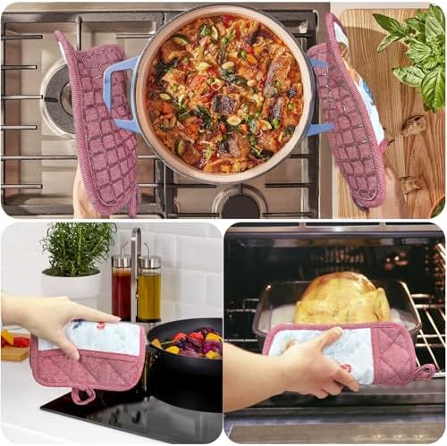 3PK Set silicone heat resistant pot holders
