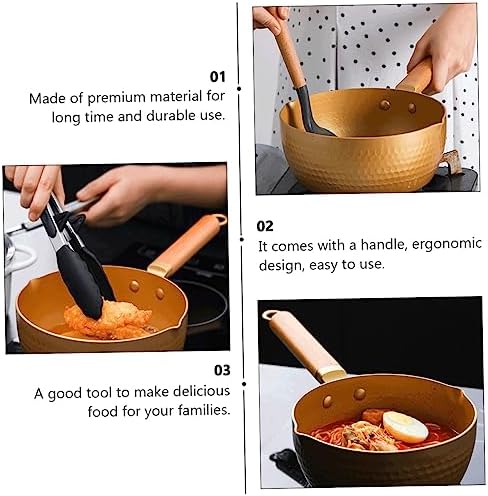 PRETYZOOM Non-Stick Sauce Pan with Ergonomic Handle