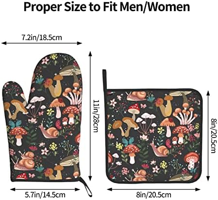 Aoojanu 2 Set Pot Holders Oven Mitts