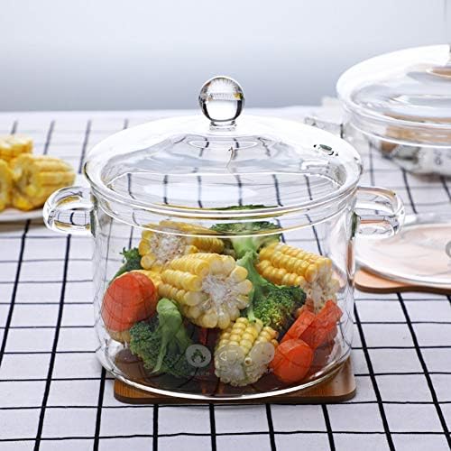 Cangfort Glass Cooking Pot 15L Heat-Resistant Borosilicate Set