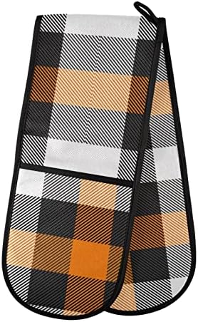 Halloween Spooktacular Oven Mitts Heat-Resistant Durable Pockets