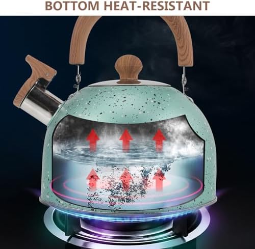 Hemoton Whistling Coffee Kettle