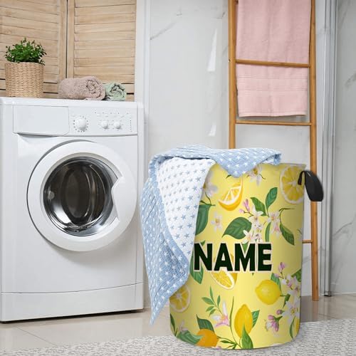 Custom Lemon Laundry Hamper