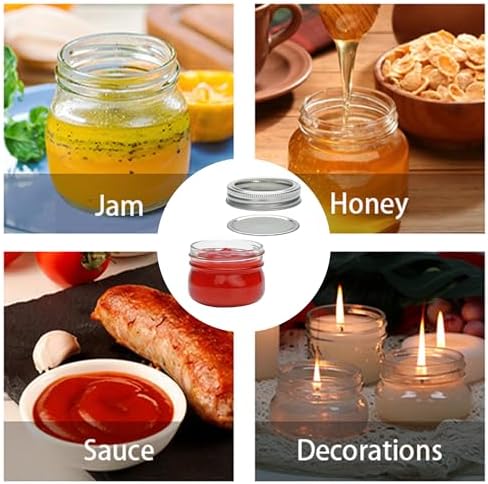 Josisi 4oz Mason Jars