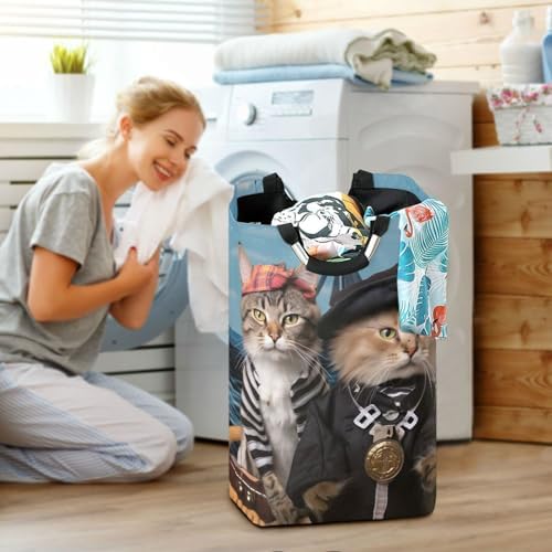 Compact Multi-Functional Foldable Laundry Hamper