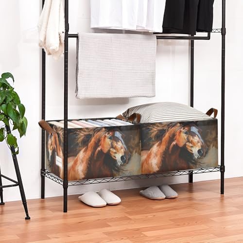 Collapsible Horse Storage Basket