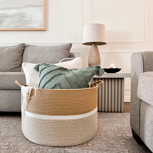 ChicVita XXL Cotton Rope Woven Basket